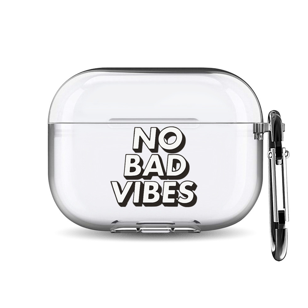 Чехол на AirPods Pro "No Bad Vibes" #1