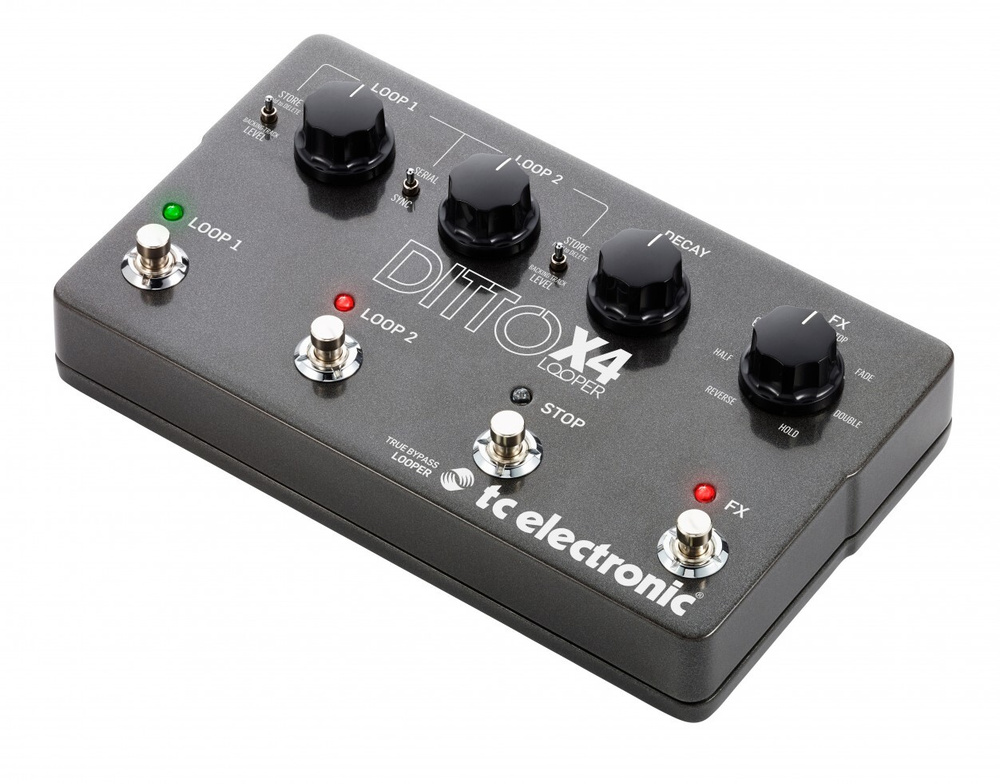 ギター tc electronic / DITTO X4 Looper TC Electronic Ditto x4 Looper педаль лупер для гитары купить на