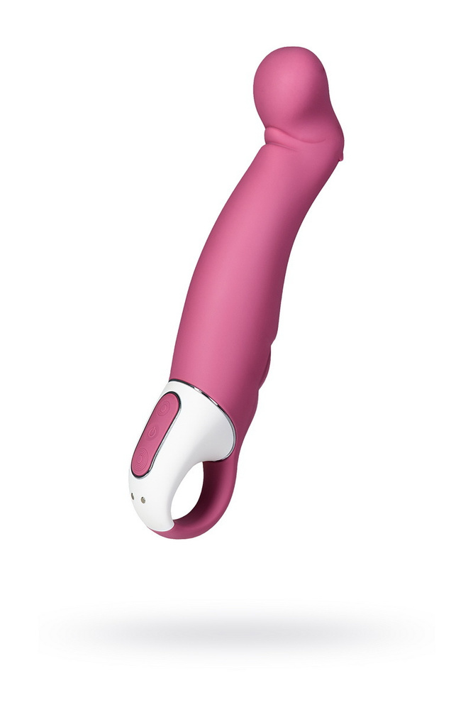 Нереалистичный вибратор Satisfyer Vibes Petting Hippo, Силикон, Красный, 22,9 см  #1