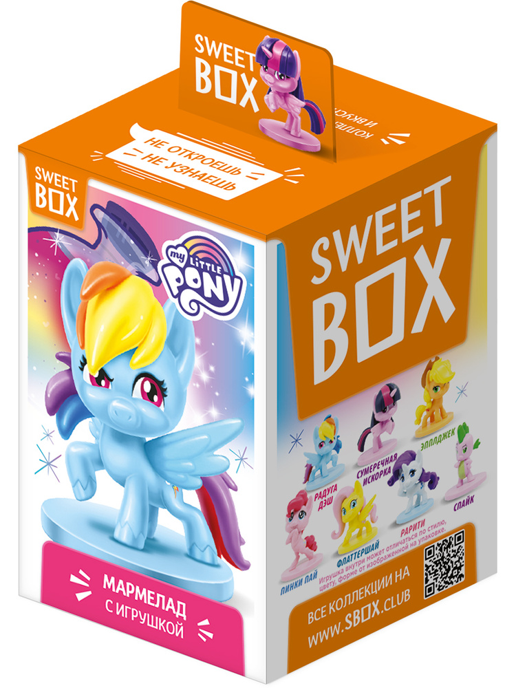 Sweet Box Конфитрейд Свитбокс My Little Pony Чиби Мармелад с игрушкой, 10г (штука)  #1