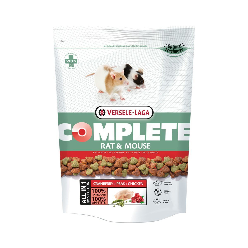Корм для крыс Versele-laga Rat Complete, 500 г - купить с доставкой по ...