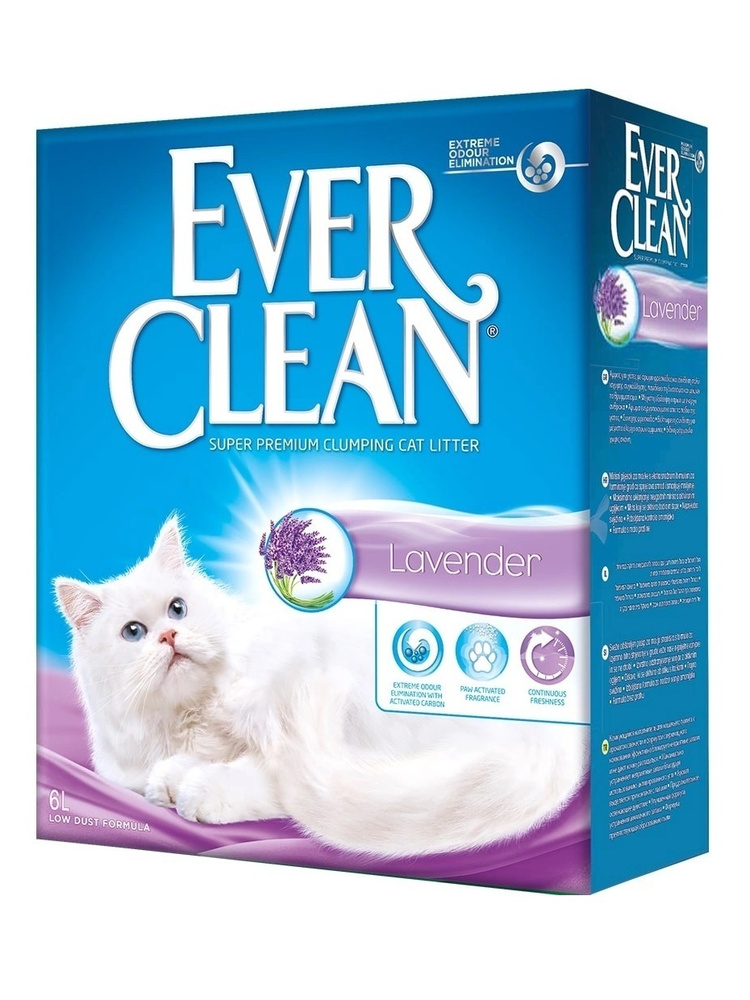 Ever Clean Наполнитель Глиняный Комкующийся Лаванда 5800г. #1