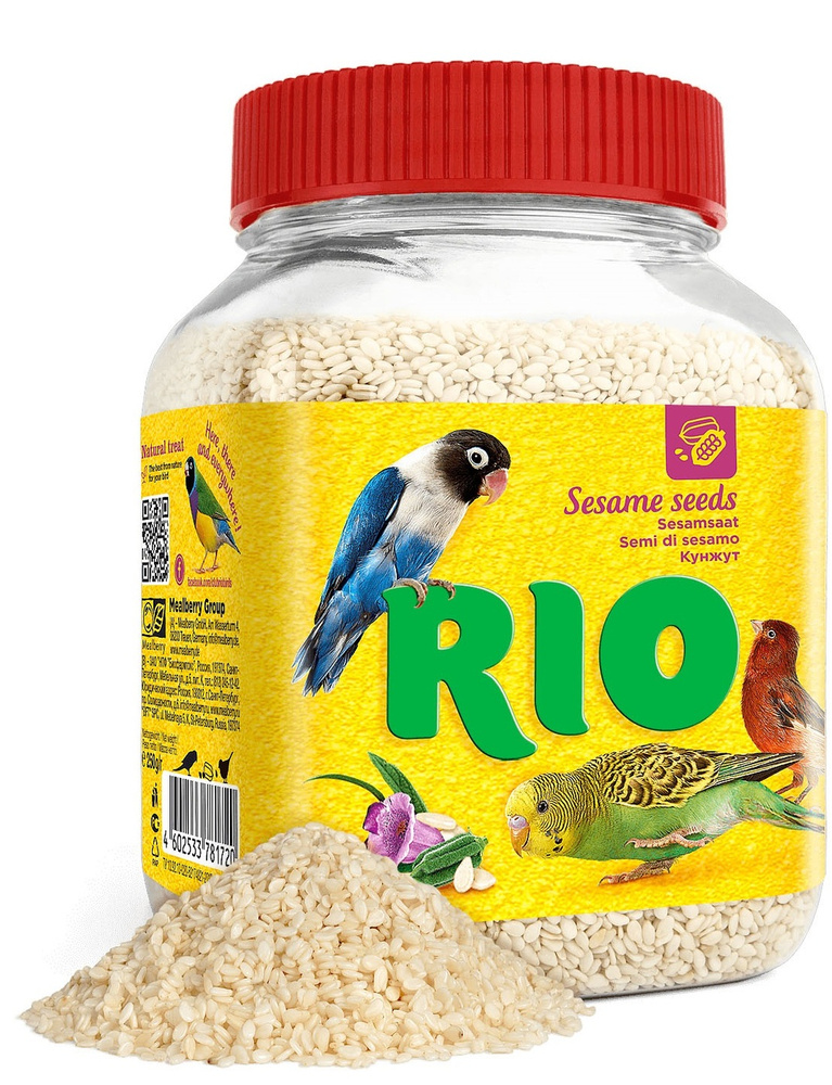 RIO Sesame Seeds лакомство для птиц кунжут 250гр #1