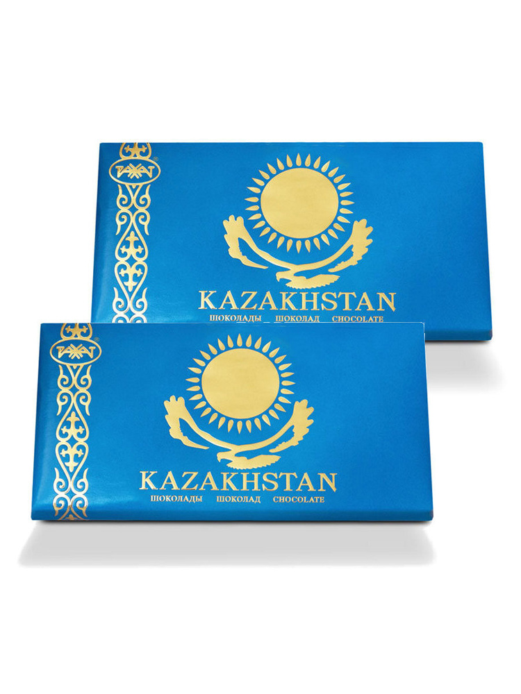 Молочный шоколад КАЗАХСТАН 200 г 2 шт РАХАТ Казахстанский  #1