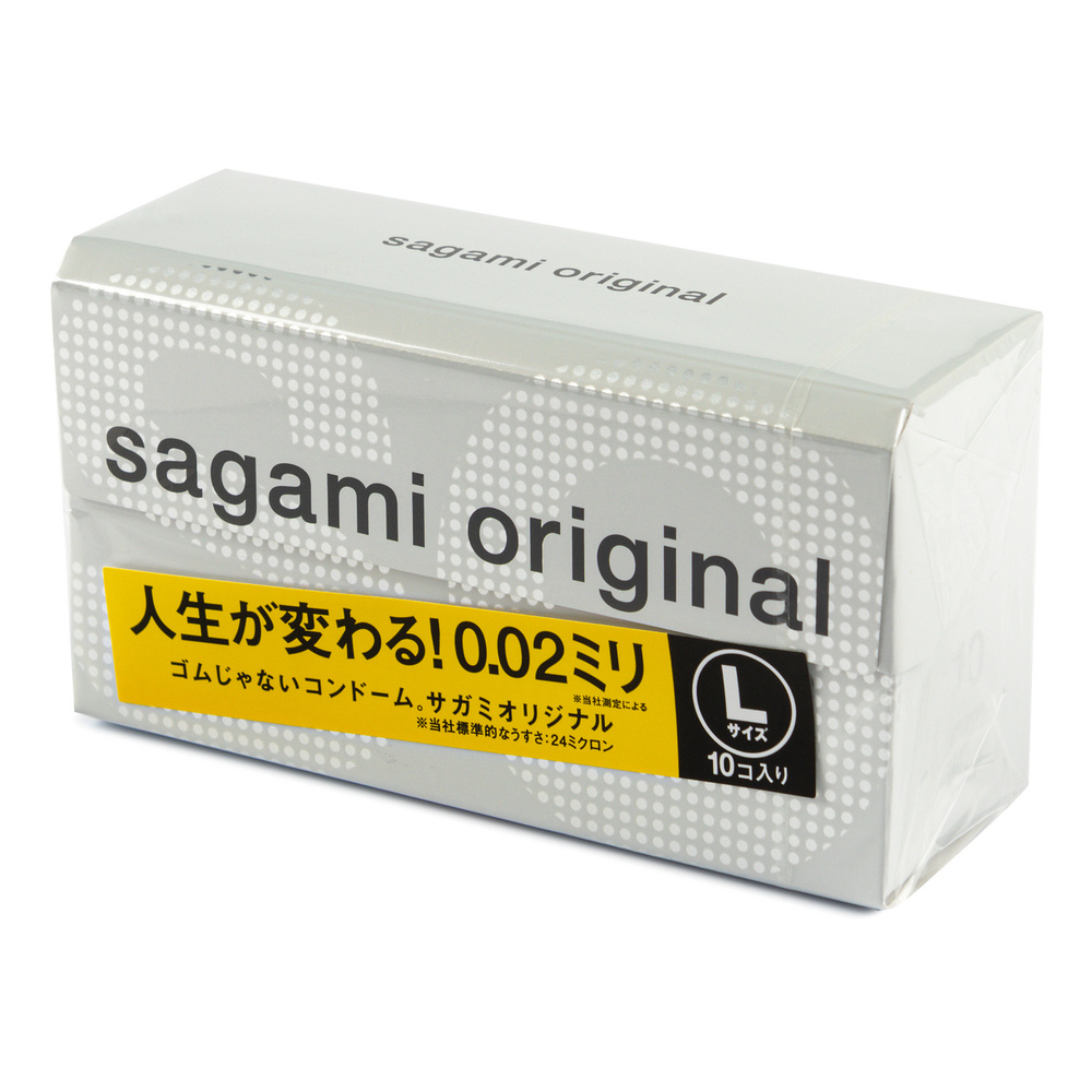 Sagami Original 002 L-size - 10 шт. Полиуретановые презервативы 0,02 мм  #1