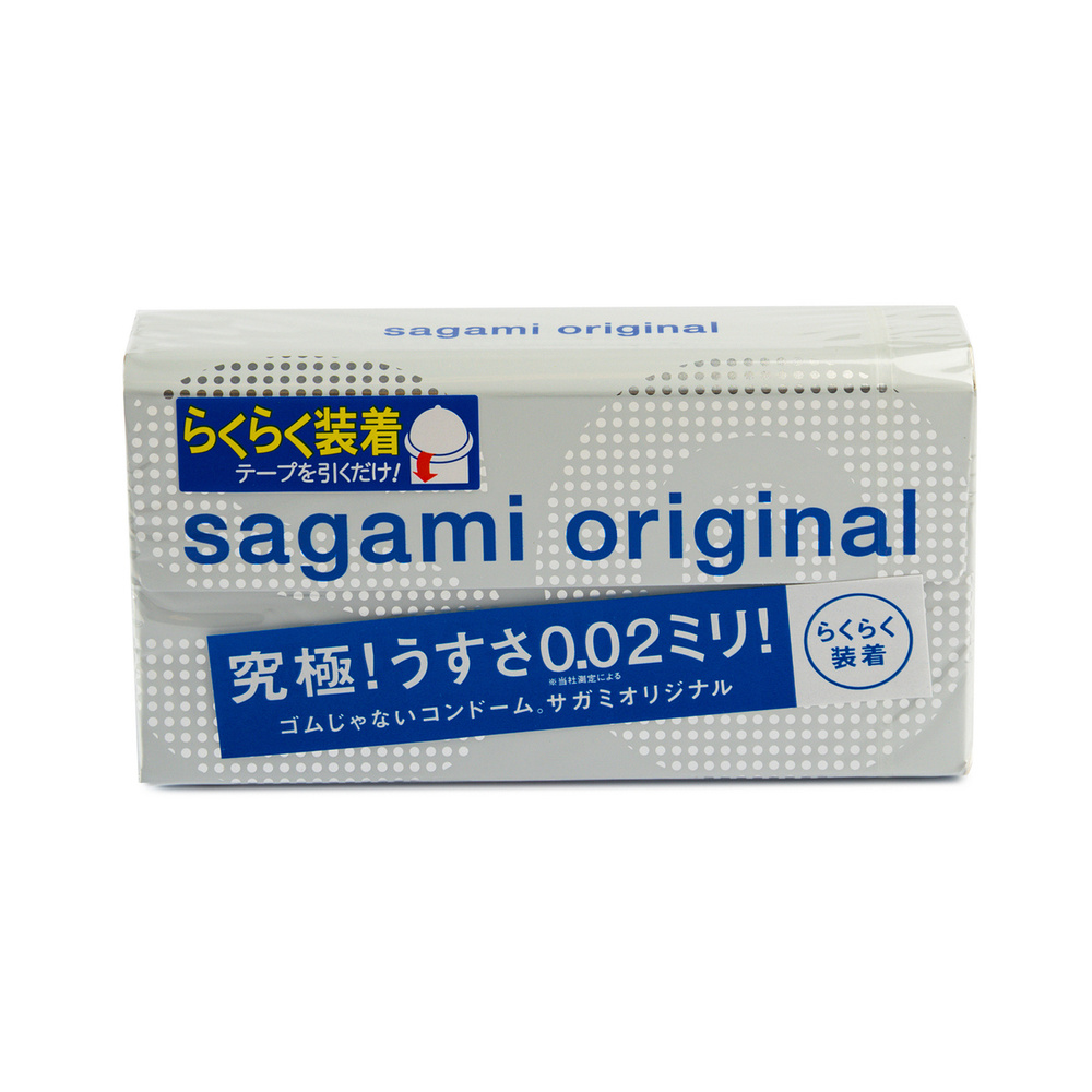 Полиуретановые презервативы с лентой Sagami Original 002 - 6 шт QUICK  #1