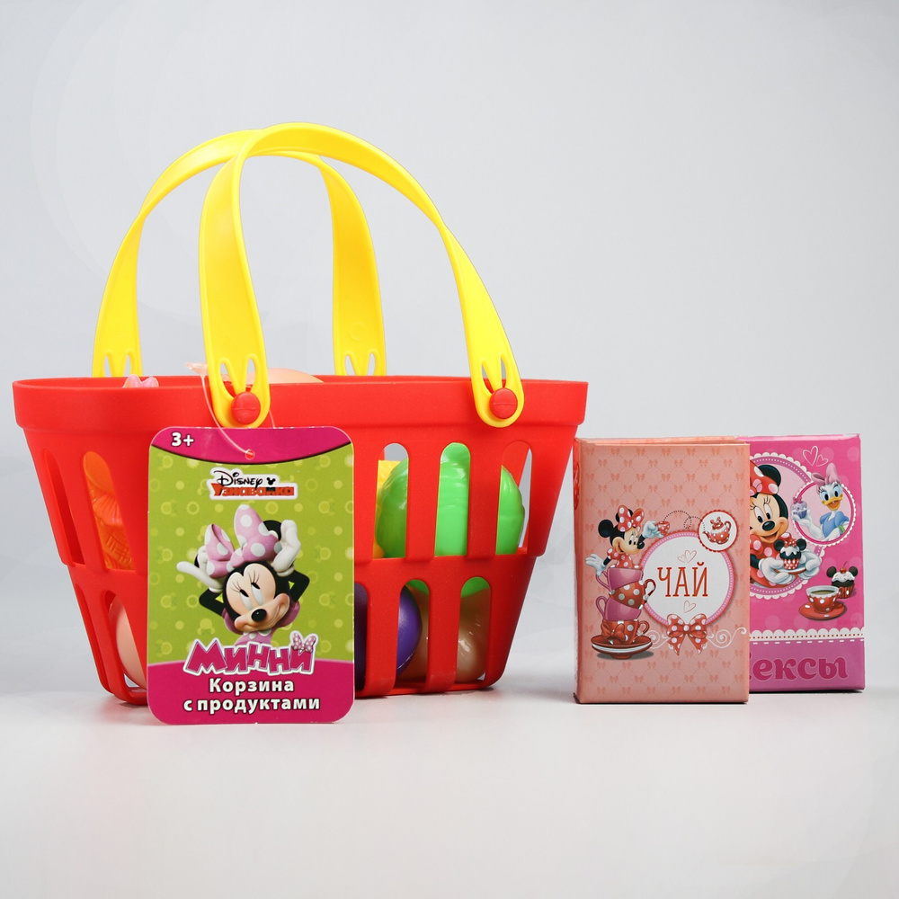 Игровой набор Дисней Минни Маус "Корзина с продуктами", игрушки для ...