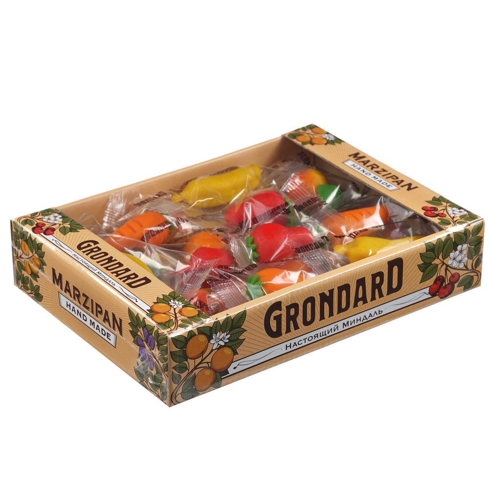 Марципановые фрукты Grondard ассорти, 500 г #1
