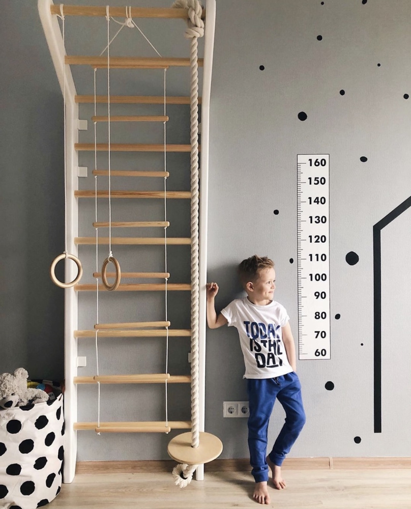 Шведская стенка: как сделать из дерева, металла и пластика – для детей и всей семьи