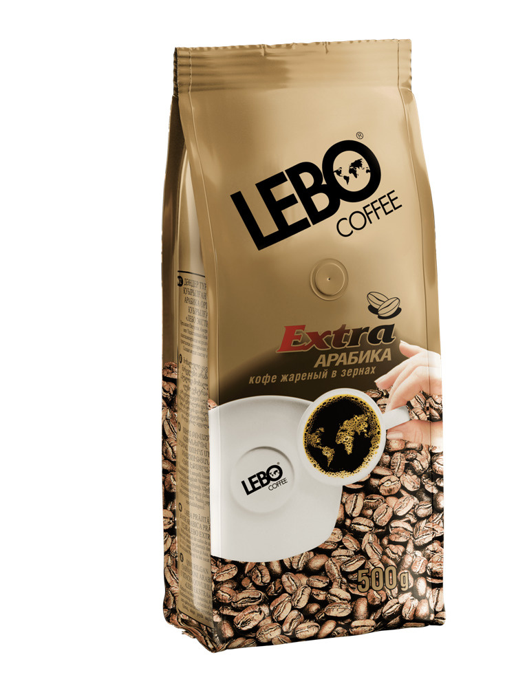 Кофе в зернах Lebo Extra Арабика арабика, 500г #1