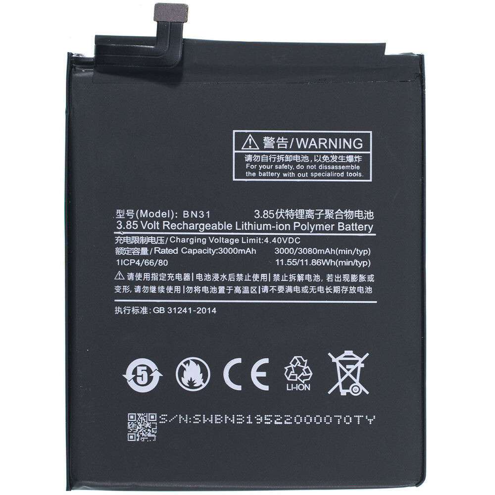 redmi note 5a battery model