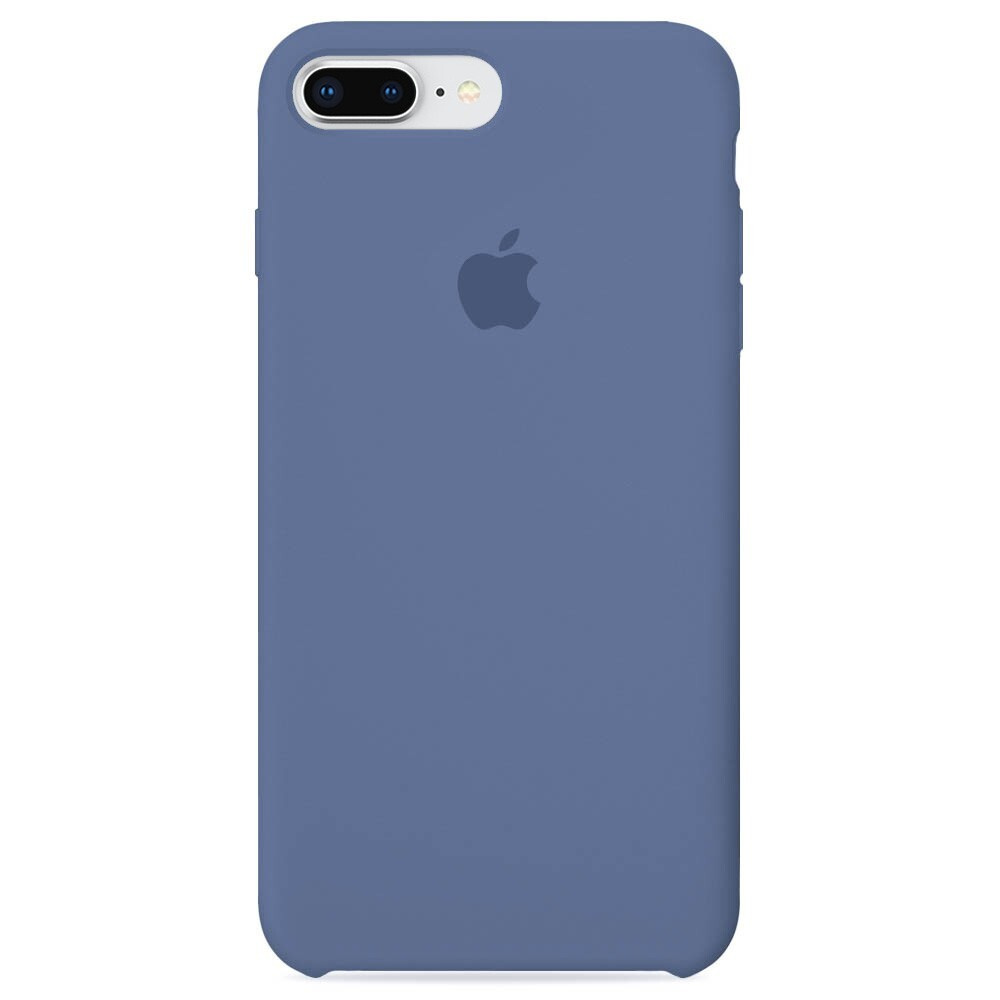 Силиконовый чехол для смартфона Silicone Case на iPhone 8 Plus / Айфон 8  Плюс с логотипом, темный лед - купить с доставкой по выгодным ценам в  интернет-магазине OZON (1074943180)