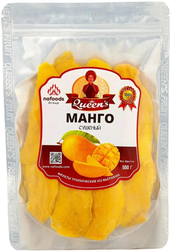 Манго сушеное "Queen's" упаковка - 500 г купить на OZON по низкой цене ...