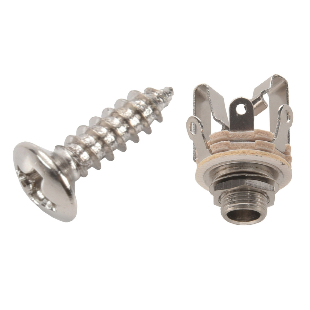 6 шт. электрогитара бас стерео разъем двухканальный разъем 6,3 мм ...