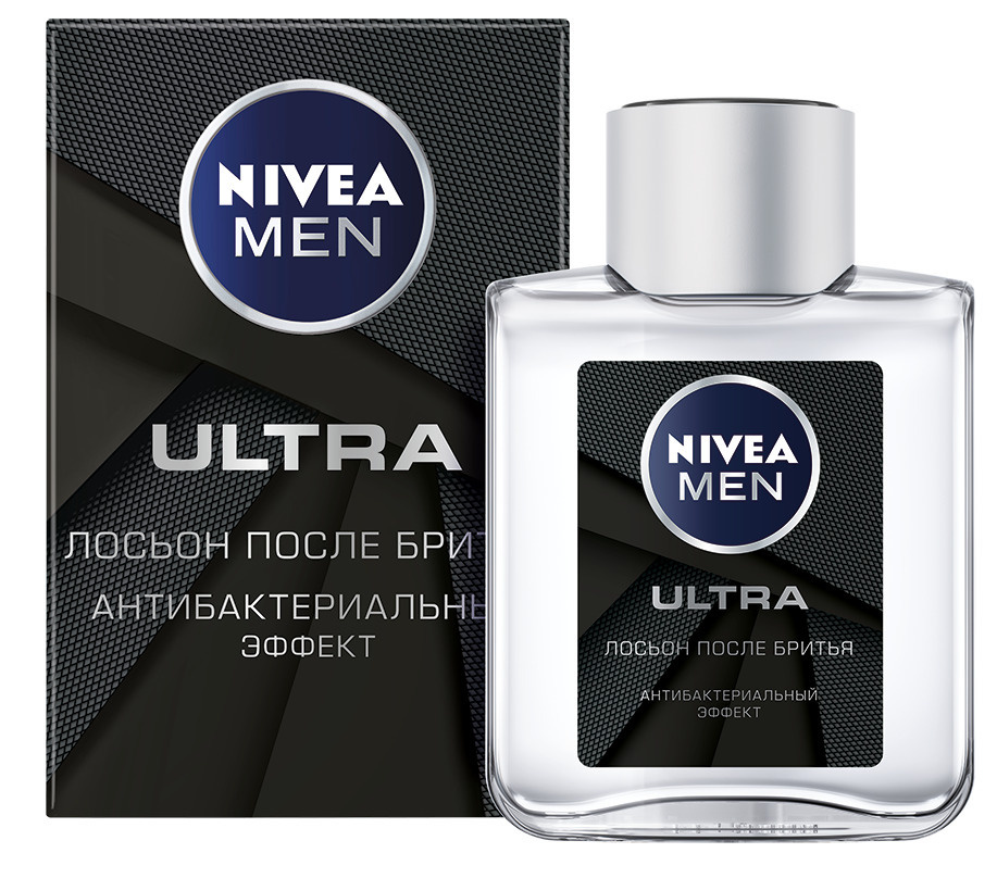 Nivea Лосьон после бритья Ultra, Антибактериальный эффект, 100 мл ...