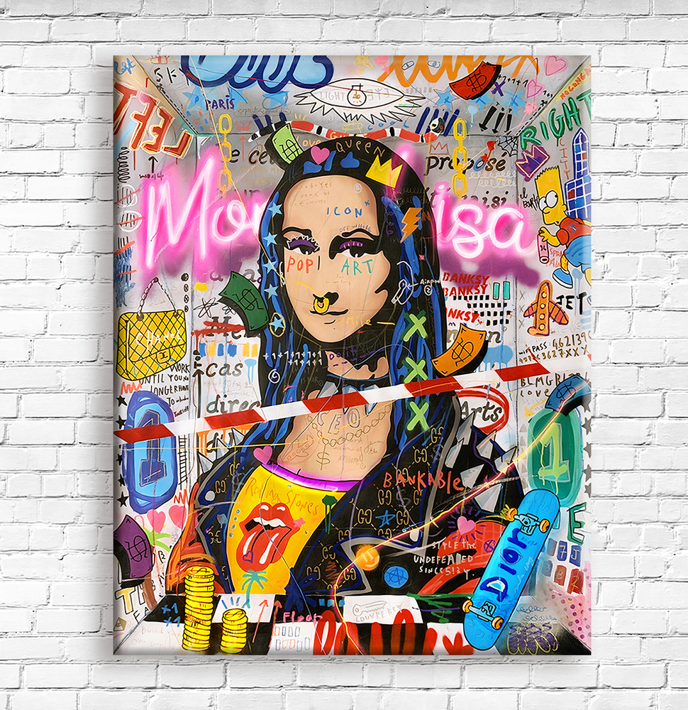 Мона Лиза поп арт - 48 фото