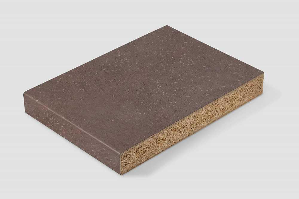 Столешница для кухни Egger 1200х600x38мм с торцевыми планками. Цвет - Спаркл Грэйн рустикальный #1