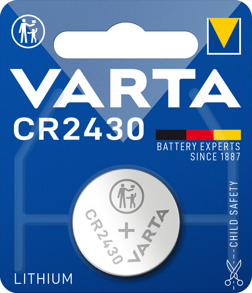 Varta Батарейка CR2430, Литиевый тип, 3 В, 1 шт #1