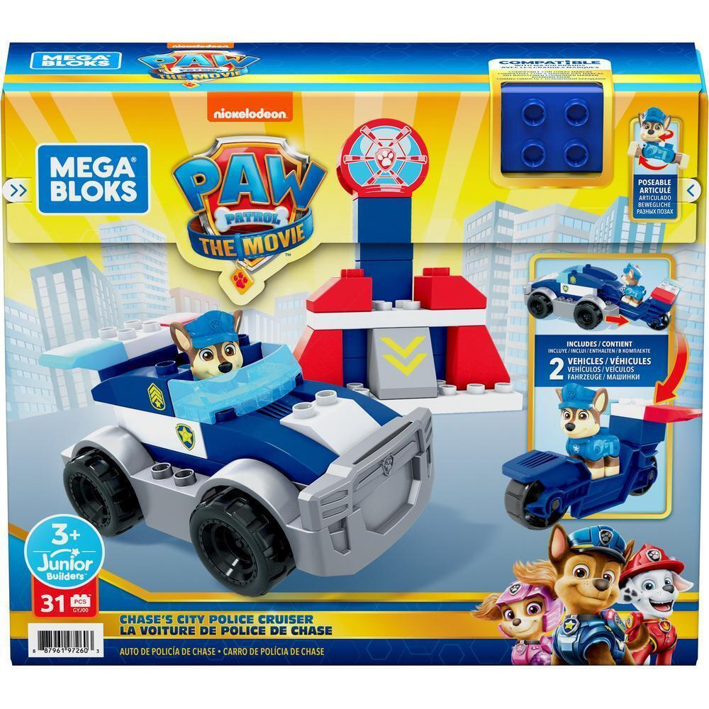 Paw Patrol конструктор Mega Bloks Щенячий патруль Чейз и полицейская машина,  31 деталей - купить с доставкой по выгодным ценам в интернет-магазине OZON  (436728030)