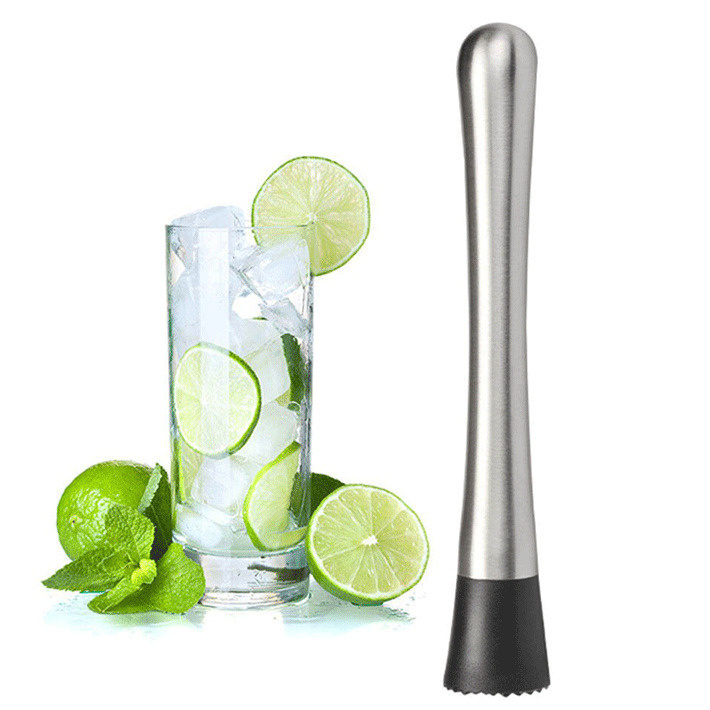 Мадлер для коктейлей TORUS, длина 20 см., металл + пластик (пресс ...