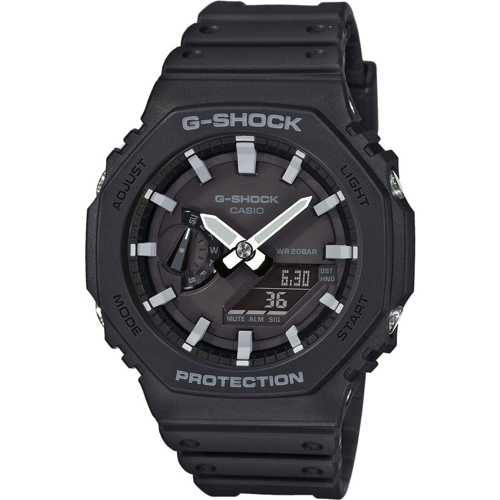 Часы наручные мужские Casio G-SHOCK GA-2100-1AER Японские оригинальные водонепроницаемые часы с гарантией #1