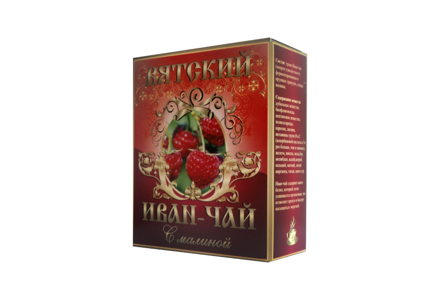Чайный напиток Вятский Иван-чай с Малиной (100 гр) #1