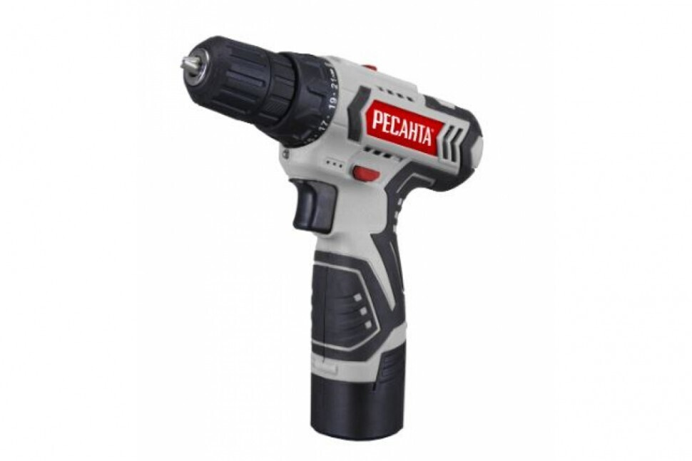 Дрель-шуруповерт аккумуляторная ДА-12-2ЛК Ресанта - купить в интернет ...