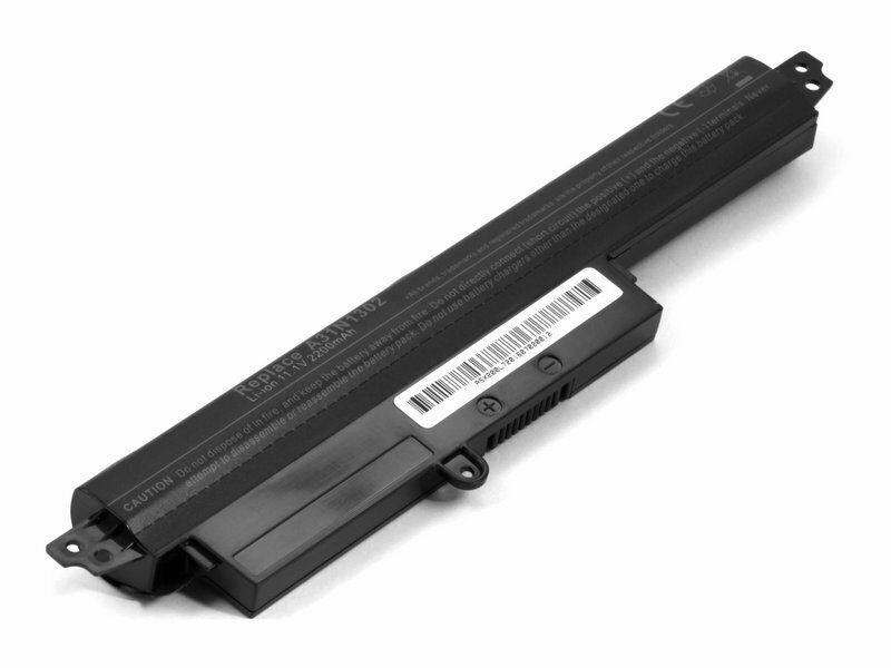 Аккумулятор для ноутбука ASUS 2200 мАч, (0B110-00240100E, A31LM2H, A31N1302, A3INI302)  #1