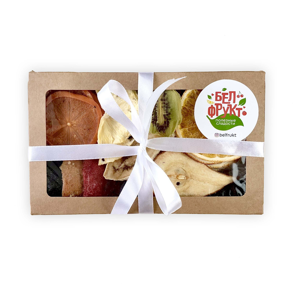 Подарочный набор Белфрукт, размер "S", натуральная пастила и фруктовые чипсы, полезный подарок на день #1