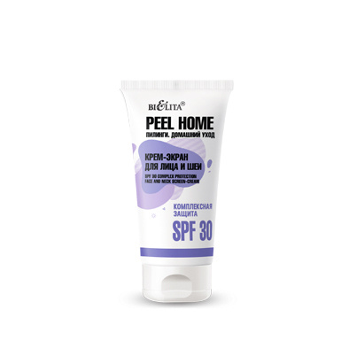 Белита Крем-экран для лица и шеи Peel Home "Комплексная защита" SPF 30, 30 мл  #1