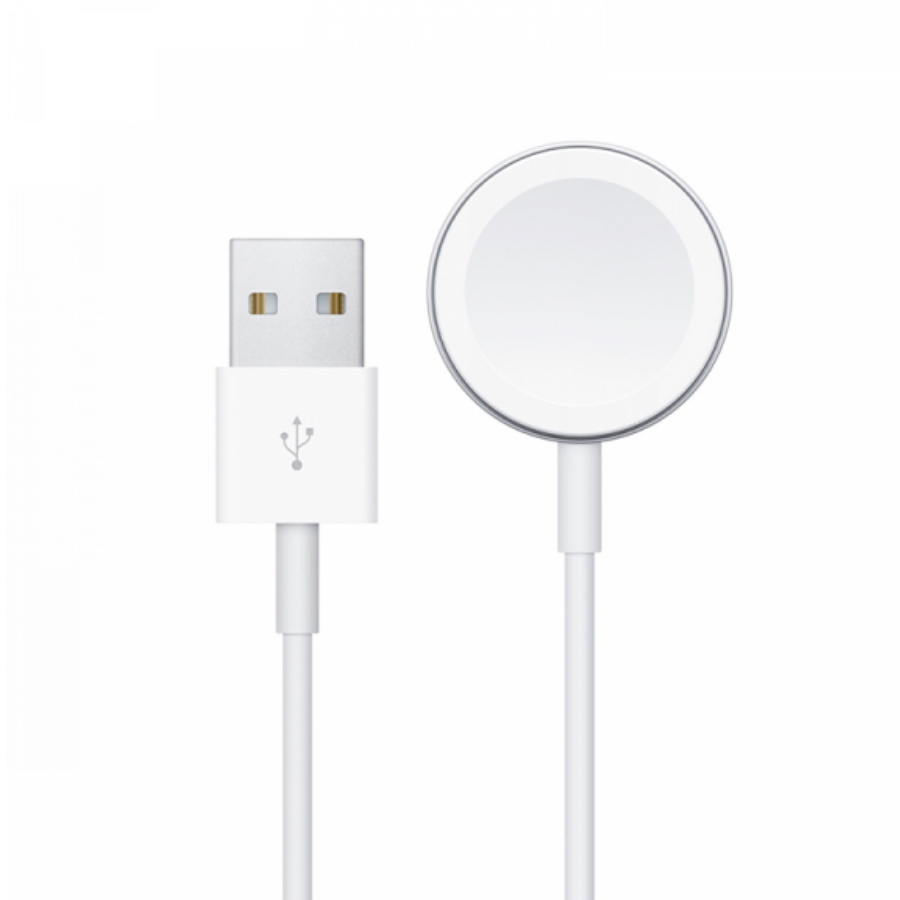 Беспроводное зарядное устройство WiWU M7 Wireless Magnetic Charger USB-A для Apple Watch White  #1