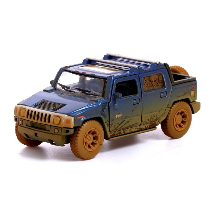 Модель машины KINSMART "HUMMER H2 SUT (Muddy)" инерция 1:40 #1