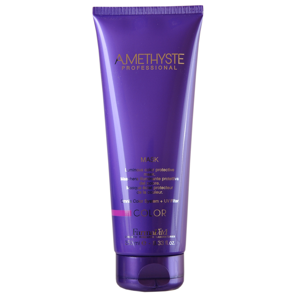 FARMAVITA Маска AMETHYSTE COLOR MASK для окрашенных волос уменьшает вымывание цвета, увеличивает прочность #1