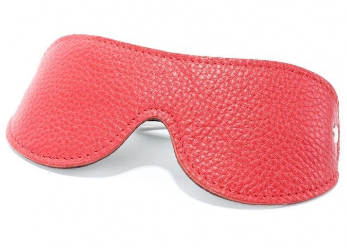 Красная кожаная маска на глаза - купить с доставкой по выгодным ценам в ...