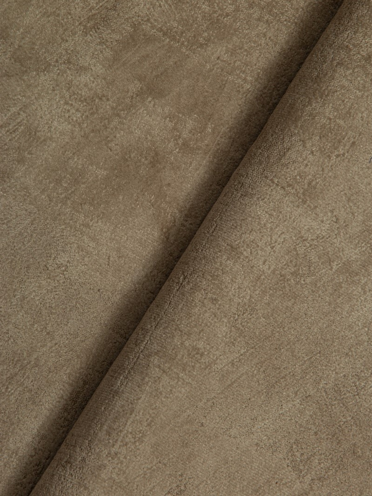 Ткань мебельная отрезная велюр Kreslo-Puff BRAVO 14, бежевый, 1 метр ...