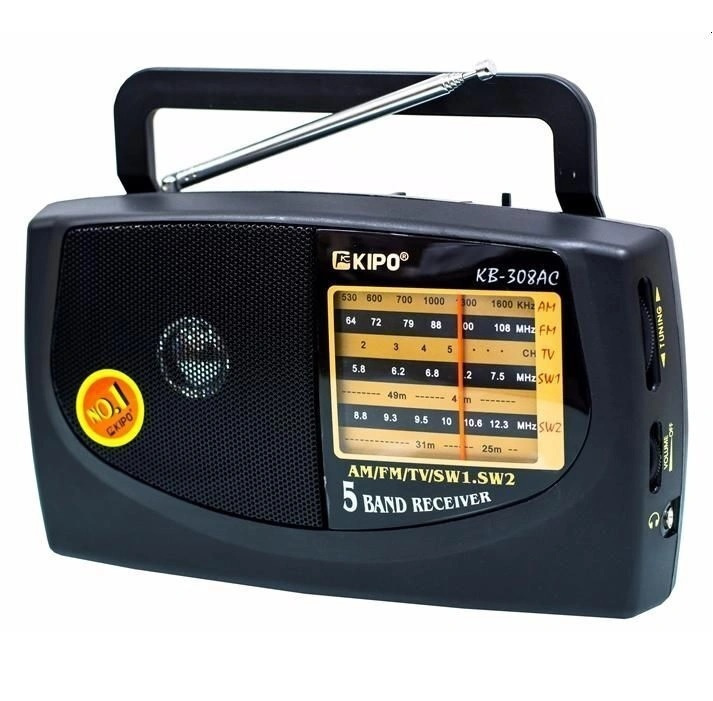 Радиоприемник Kipo KB 308AC (черный) #1