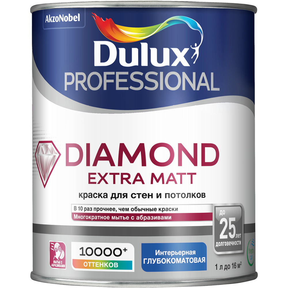 Краска dulux professional diamond фасадная