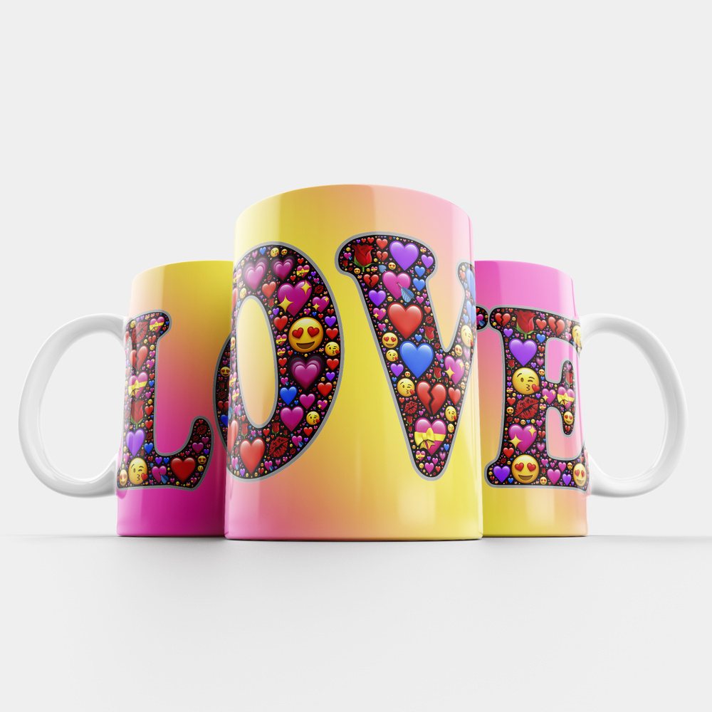 Miracle shop Кружка "Love", 330 мл, 1 шт #1