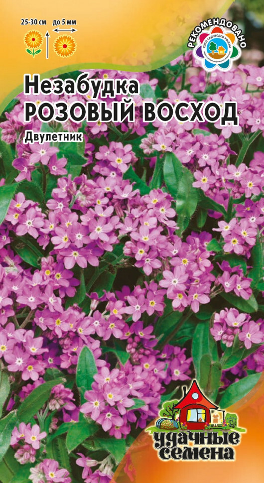 Семена НЕЗАБУДКА многолетняя РОЗОВЫЙ ВОСХОД (0,05 грамм) Удачные семена (Гавриш)  #1