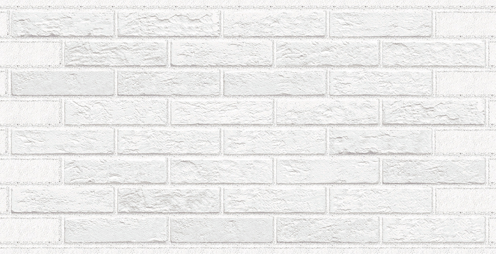 Стеновая панель ПВХ "Кирпич белоснежный " 485х960х0,3мм (15 штук)  #1
