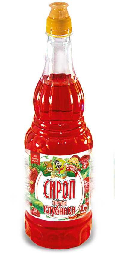 Сироп Клубничный / Сироп Клубника, 1 литр - купить с доставкой по ...