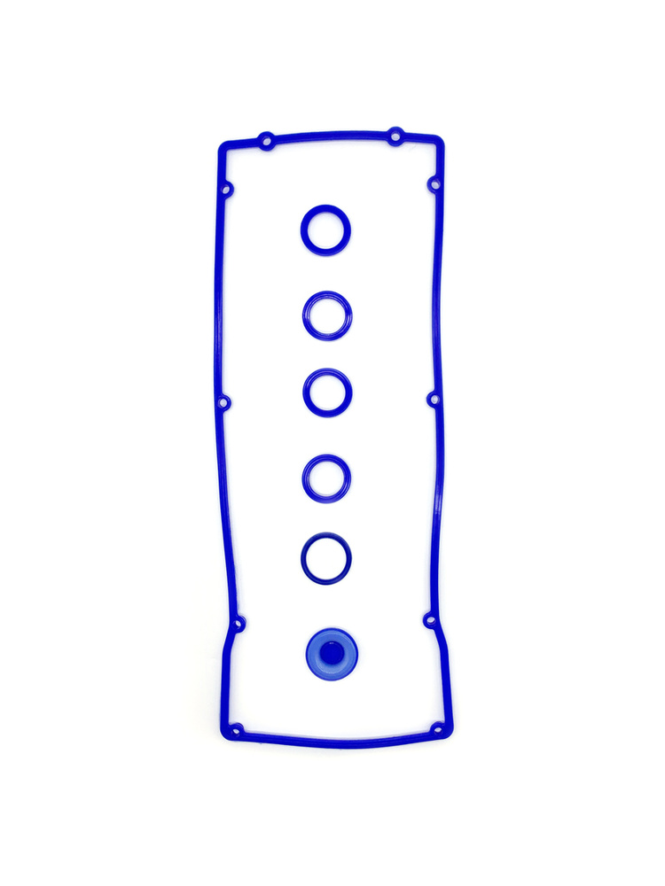 Ремкомплект (комплект прокладок) клапанной крышки для а/м УАЗ, ГАЗ, ЗМЗ-409 Е4, силикон  #1