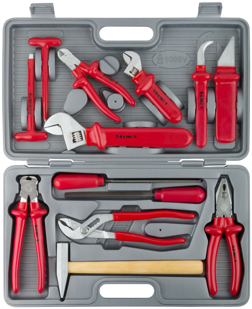 Набор инструментов для электрика 13 предметов в чемодане НИЗ - купить ...