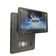 Портативный, складной DVD-плеер с телевизором XPX E-1767L 17 DVB T2  #1