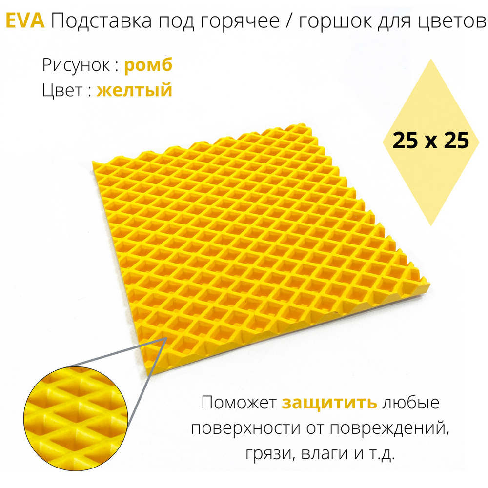 EVA Подставка под горячее / горшок для цветов #1