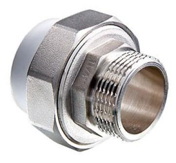 Муфта PP-R полипропиленовая комбинированная разъемная (американка) НР ...