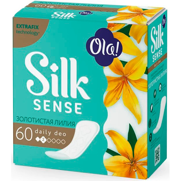 Ola Прокладки гигиенические, ежедневные SILK SENSE Daily Deo Золотистая ...