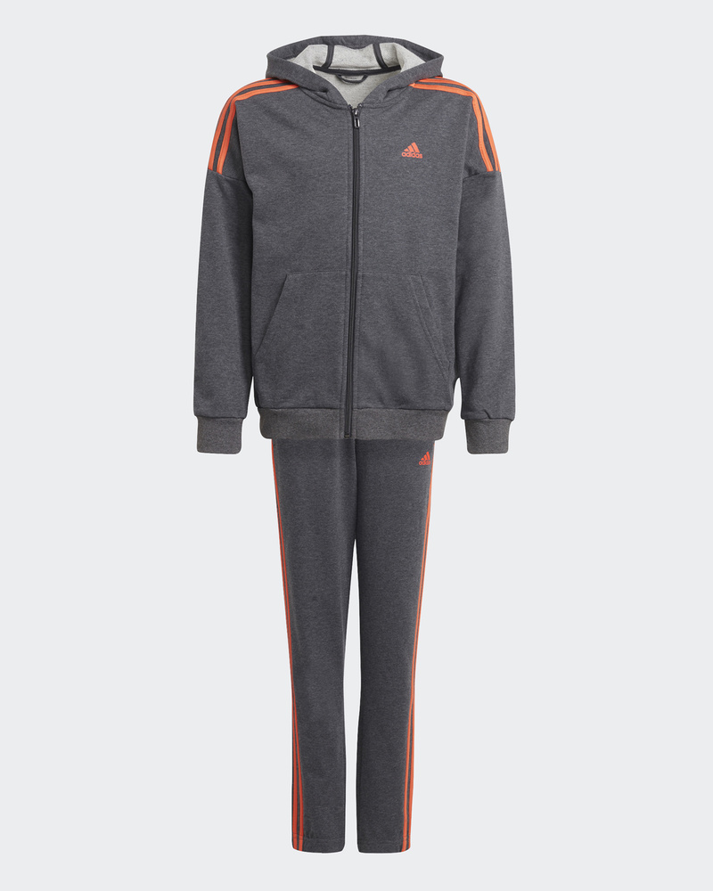 Grey and orange cheap adidas tracksuit