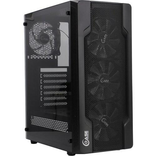 Powercase Cmixb F4 Корпус Mistral X4 Mesh Tempered Glass 4x 120mm Fan