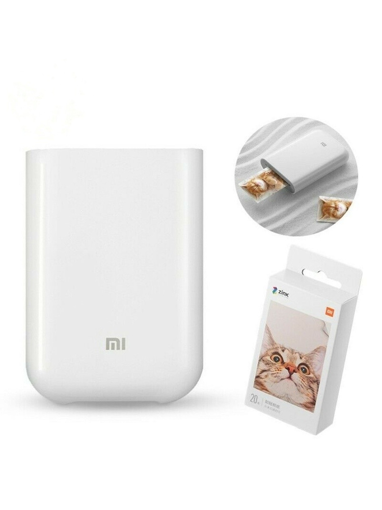 Мини-принтер Xiaomi Portable Photo Printer - купить по низким ценам в ...